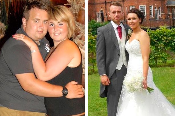 This Bride Groom Decided To Lose Weight For Wedding Results Matt And Hannah Amazing Wedding Weight Lose Photos For