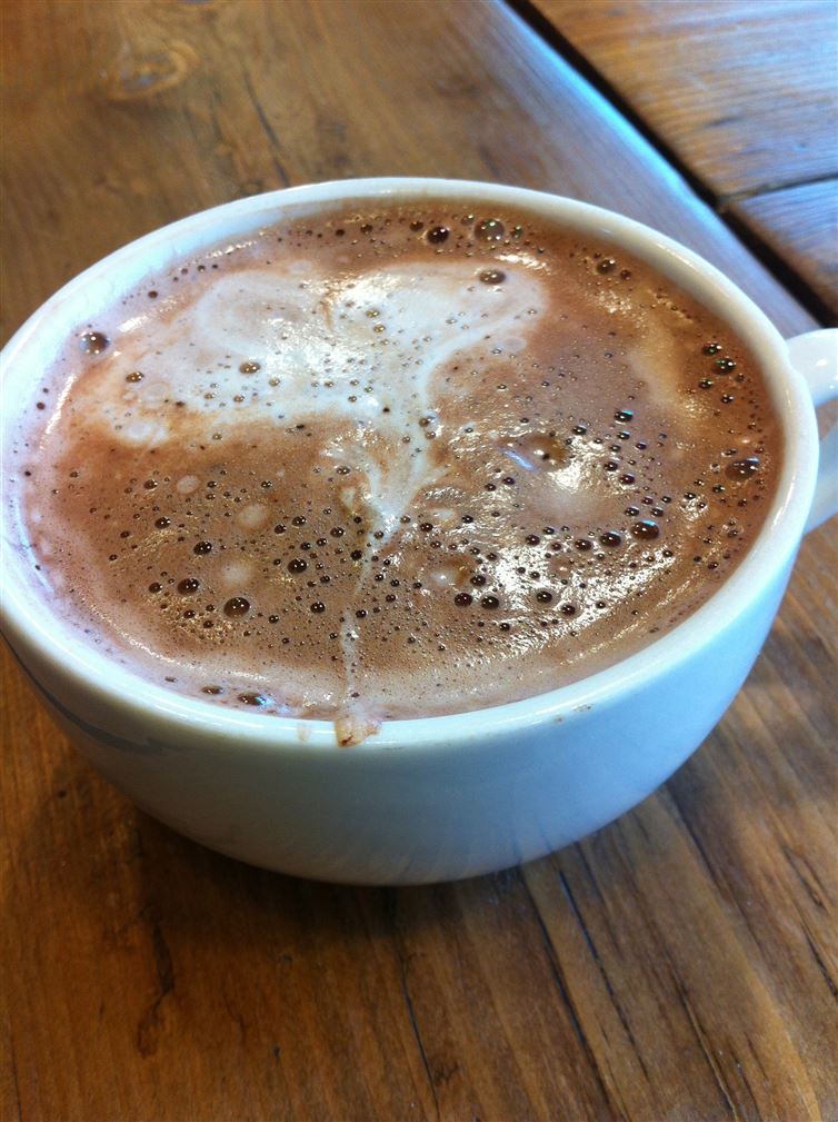 10. Hot chocolate. Reality