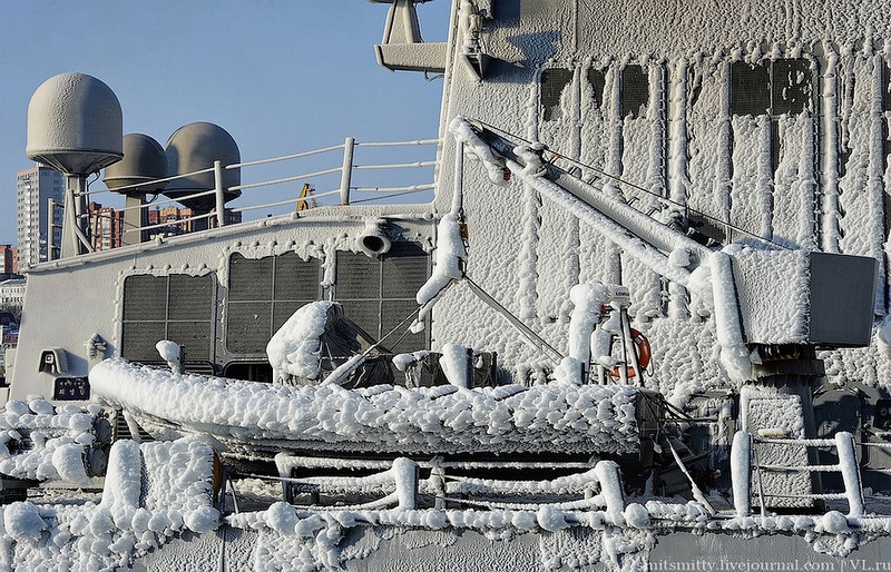 russia, korea, korean warship in russia, vladivostok, great russia, cold, winter in russia, freezing ship