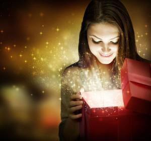 3. The reaction when someone opens a gift you gave them. Expectation