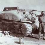 Destroyed Patton Tank