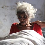 old indian lady in moksha bhavan