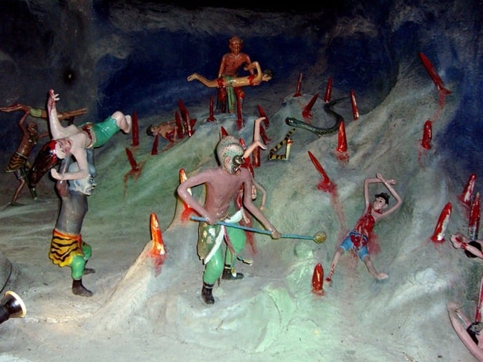 haw par villa, places, singapore, theme parks, travel, sculpture, WTF, woman breastfeeding statue, chinese mythological