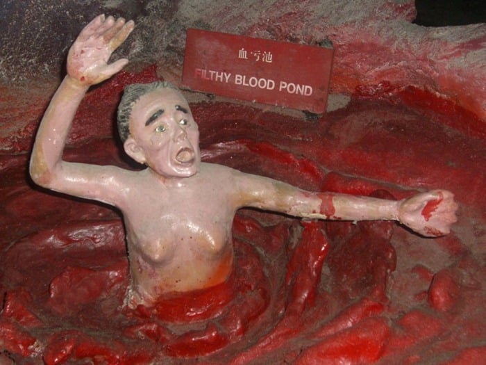 haw par villa, places, singapore, theme parks, travel, sculpture, WTF, woman breastfeeding statue, chinese mythological