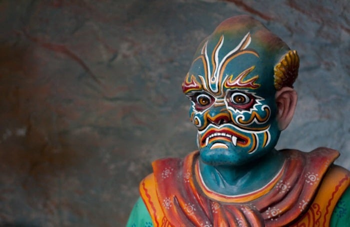 haw par villa, places, singapore, theme parks, travel, sculpture, WTF, woman breastfeeding statue, chinese mythological