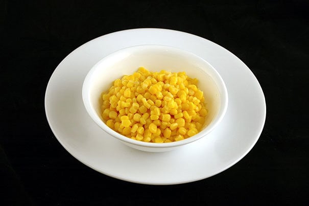 Canned sweet corn 200 calories