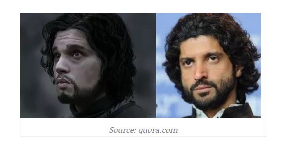 Farhan akhtar as jon snow