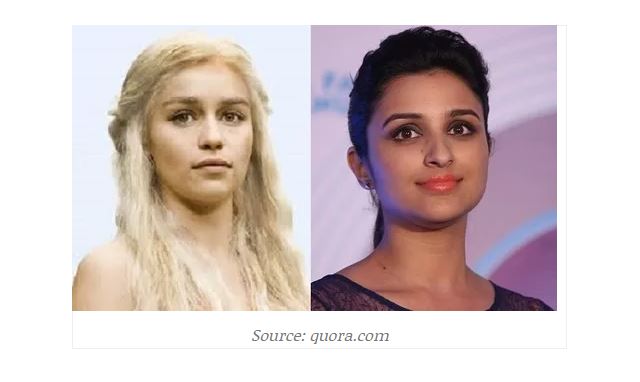 Parineeti chopra as daenerys targaryen