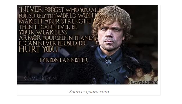 Peter dinklage as tyrion lannister