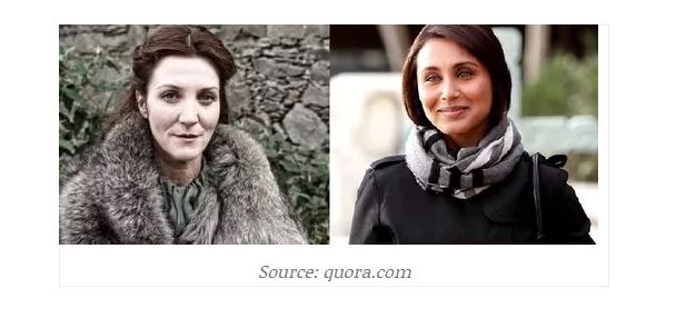 Rani mukherji as catelyn stark