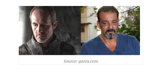 Sanjay dutt as stannis baratheon