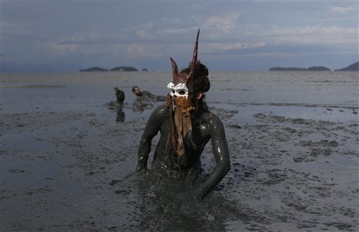 Brazil mud carnival