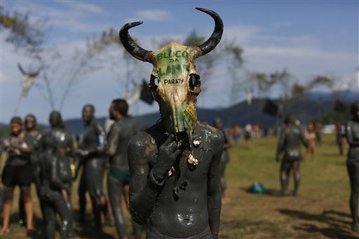 Brazil mud carnival