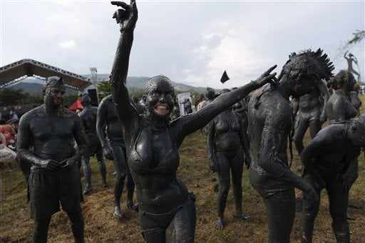 Brazil mud carnival