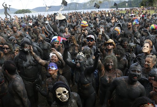 Brazil mud carnival