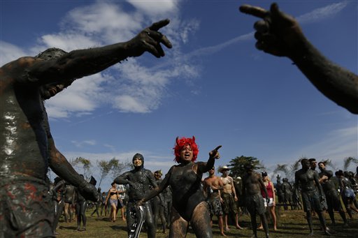 Brazil mud carnival