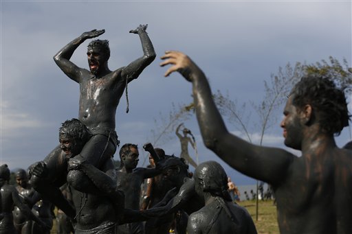 Brazil mud carnival