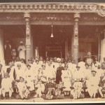 An undated photo of the Maharajah and his court, late 1800’s