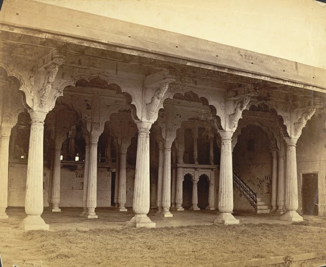 Old palace in the fort 1870