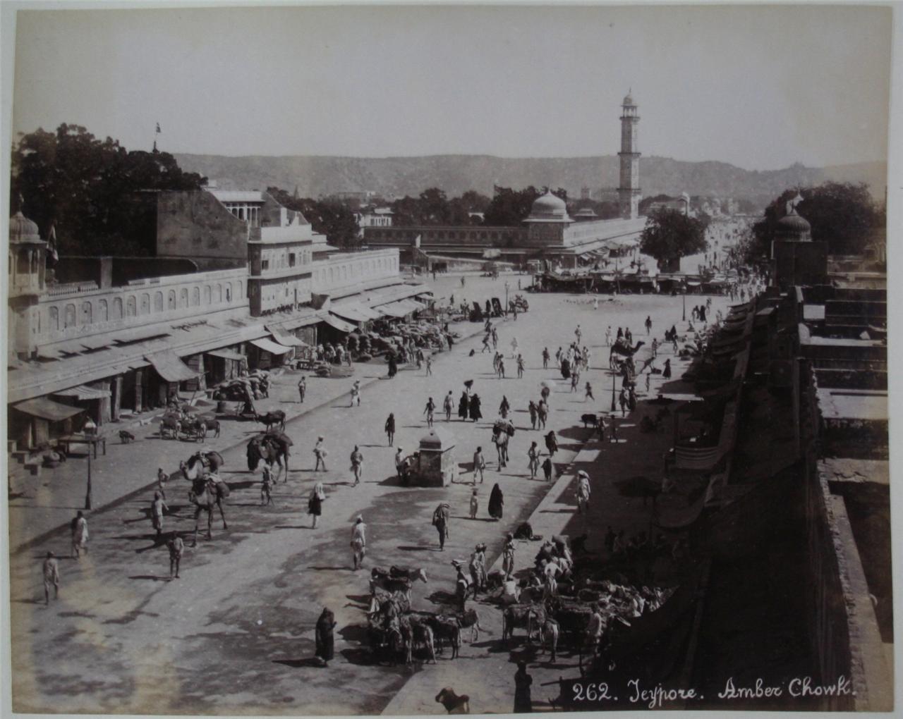 Amber chowk, 1880s