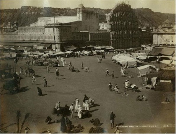 Hawa mahal & badi chaupar of pink city jaipur