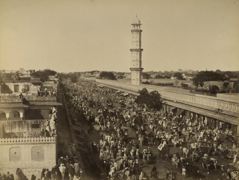 Main Street - Jeypore - Rajputana. Feb. 1890