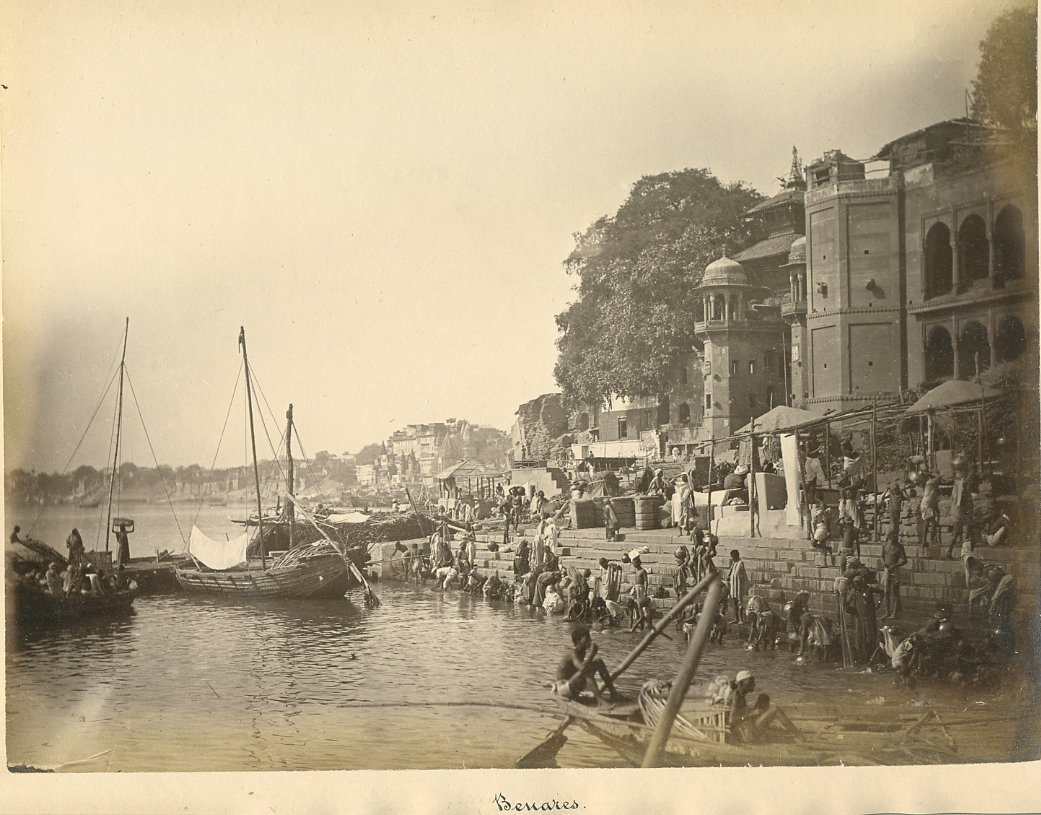 People Taking bath in Holy River