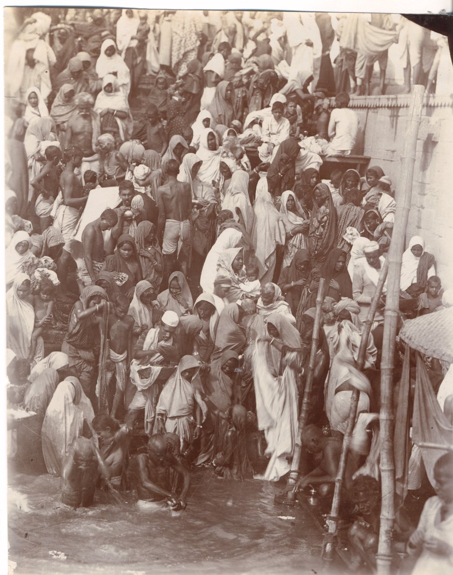 People Taking bath in Holy River_1