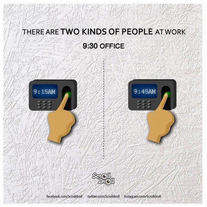 Two kinds of people at work 10