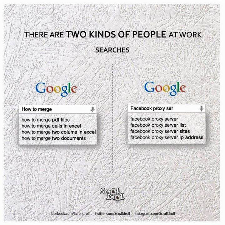 Two kinds of people at work 2