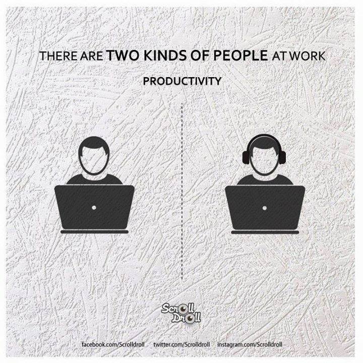 Two kinds of people at work 6