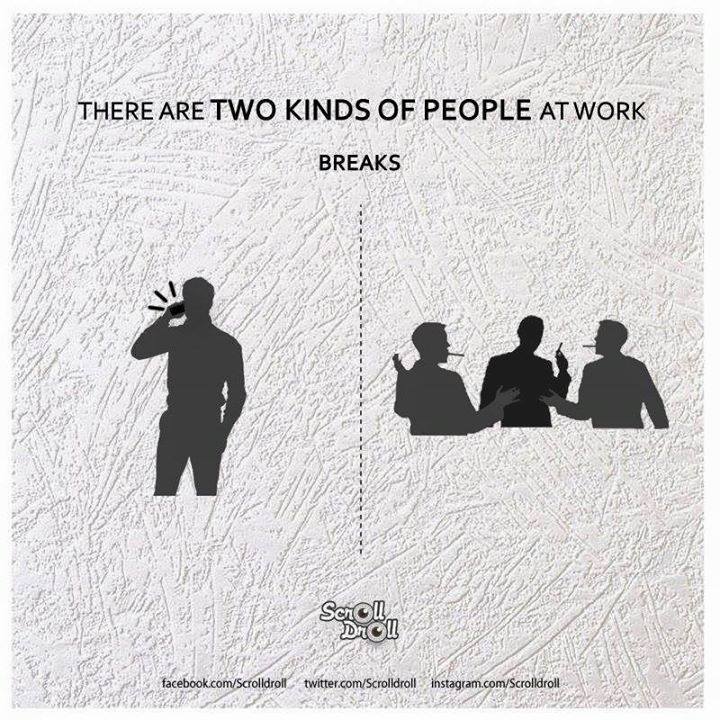 Two kinds of people at work 7