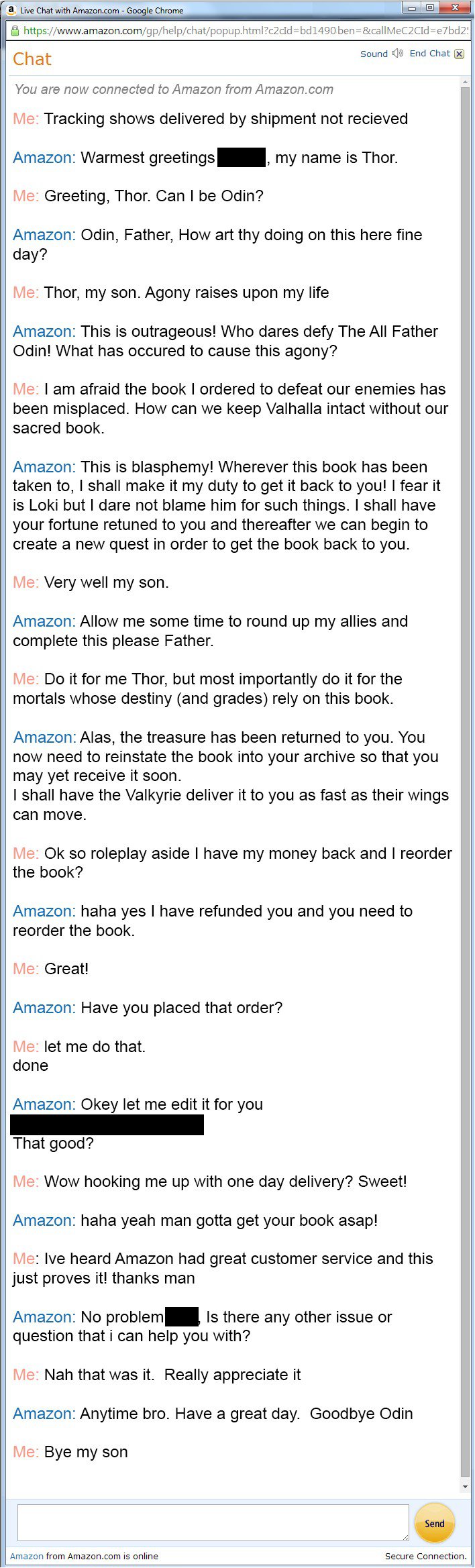 A Customer Complains To Amazon The Resulting Conversation Is Awesome Banter Reckon Talk A Customer Complains To Amazon The Resulting Conversation Is Awesome Banter Reckon Talk