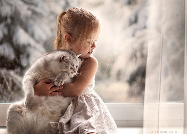 baby, babies, cat with kids, cat with baby, cat, animal, awesome, cool, omg, sweet, cuttest cat, cat photo, cat images