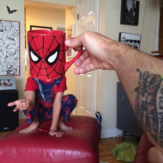 pics, photos, pictures, kids, superheroes, amazing, cute, creative, daddy, coffee cups, coffee mugs, funny, mugshot, cool pics, crafts, special effects