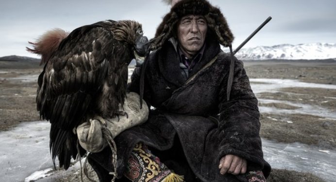 These Mongolian Golden Eagles Can Hunt Wolfs For You