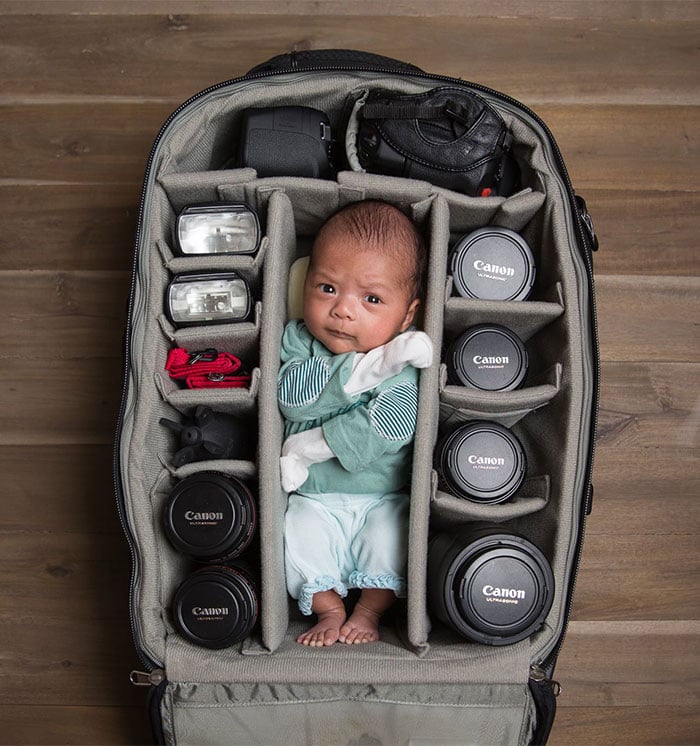 Baby, camera, camera bag, newborn, photography, cute, sweet, adorable, baby, kids, lovely, photographers, funny, pictures