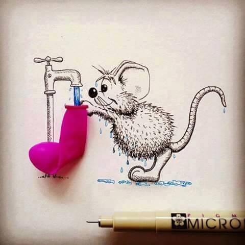 funny, lol, amazing, awsome, cute, wow, funny illustrations, cute illustrations, lovely illustrations, cute mice, cute rat, animal, rat, sweet, creative, idea