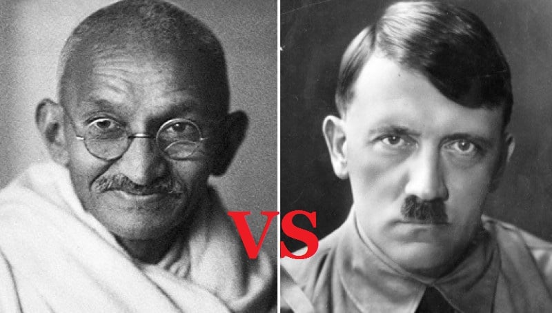 Hitler & Bose Vs Gandhi  Who is responsible for Independence of India! (1)