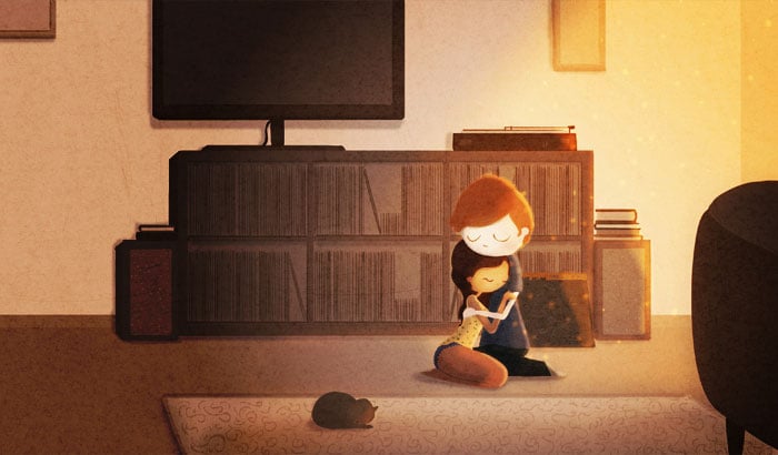 everyday Illustrations, Illustrations, everyday, love, love Illustrations, moments of love, couple, creativity, idea, creative, life