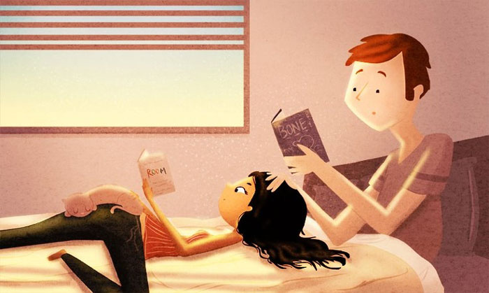everyday Illustrations, Illustrations, everyday, love, love Illustrations, moments of love, couple, creativity, idea, creative, life