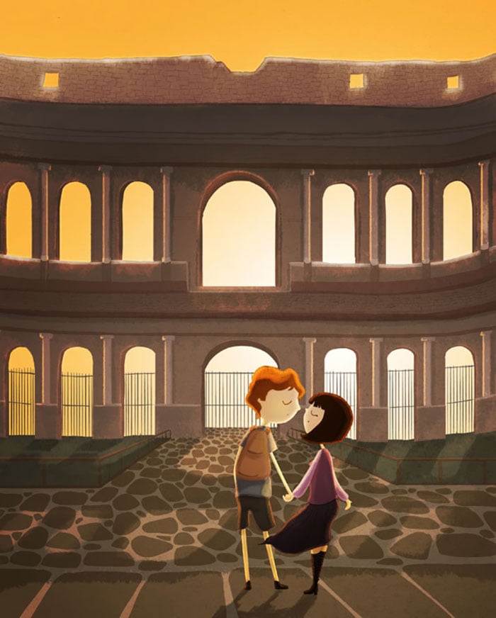 everyday Illustrations, Illustrations, everyday, love, love Illustrations, moments of love, couple, creativity, idea, creative, life