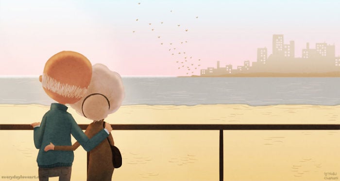 everyday Illustrations, Illustrations, everyday, love, love Illustrations, moments of love, couple, creativity, idea, creative, life