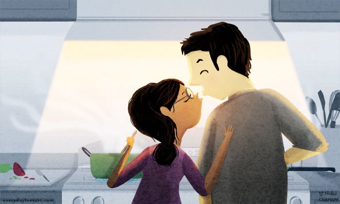 everyday Illustrations, Illustrations, everyday, love, love Illustrations, moments of love, couple, creativity, idea, creative, life