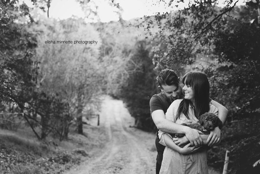 couple, newborn, dog, elisha minnette, photography, Abby Lee, Matt Kay, Australian couple, new mom, new dad, baby, animal, pet, Humphry, Humphry dog, Photoshoot, photographer, idea, creative, creativity, cute dog, family, loving and adorable, groodle