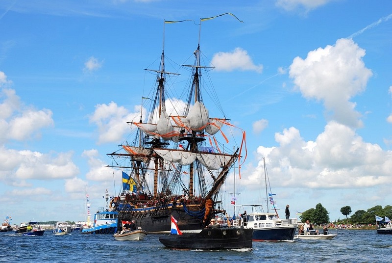 Sail amsterdam, amsterdam, netherlands, parade, places, sailing, sea, ships, dutch