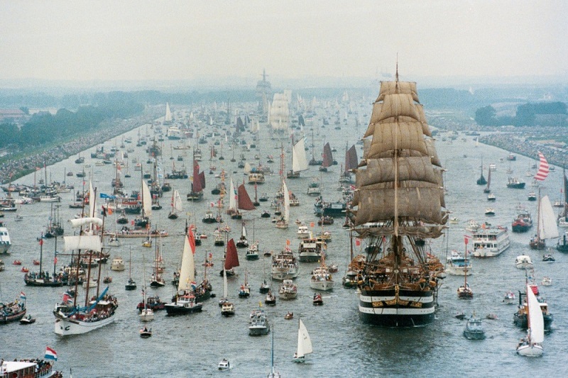 Sail amsterdam, amsterdam, netherlands, parade, places, sailing, sea, ships, dutch