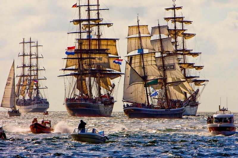 Sail amsterdam, amsterdam, netherlands, parade, places, sailing, sea, ships, dutch