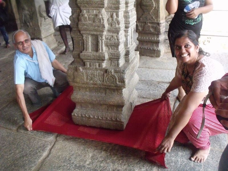 Lepakshi temple, lepakshi temple pillars, lepakshi temple history, lepakshi temple hanging pillar, lepakshi temple timings, lepakshi temple paintings, lepakshi temple footprint, lepakshi temple images, story of lepakshi temple, anantapur, ancient india