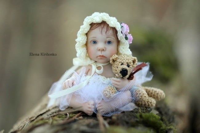 Elena kirilenko, elena kirilenko dolls, polymr clay dolls, russian, real doll, cute, creative, art, pskov, ooak dolls